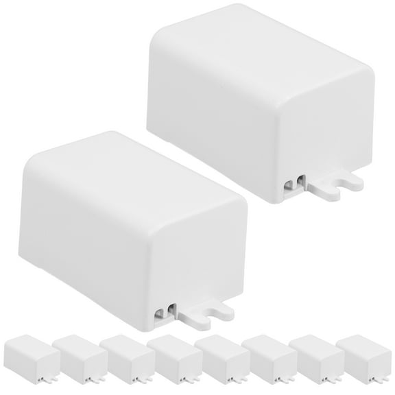 10pcs Outdoor Electrical Box Weatherproof Junction Box for Project with Cable Protective Cover