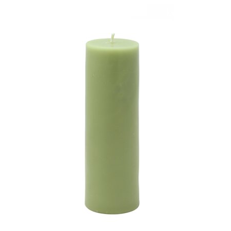 Bulk 2-inch x 6-inch Pillar Candles (Case of 24) Sage Green - Walmart.com