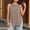 Beige, variant on Dianli Solid Round‑Neck Sleeveless Base Top Seamless Stretch Cotton Blend Lightweight Breathable Slim Fit Versatile Layering Cami For Everyday Lounge Work Gym And Travel, Tank Top Purple M
