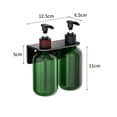 thumbnail image 3 of Wall Mounted Manual Soap Dispenser 300Ml Pump Bottle Holder For Shower Gel Use, 3 of 8