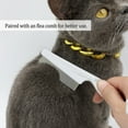 thumbnail image 3 of Pet Cat Comb , One-key Self-Cleaning Slicker Removes Undercoat Dog Brushes Short to Long Hair Suitable Gentle Grooming Cat Brush, 3 of 9