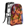 thumbnail image 1 of Stardew Valley Mochila transparente temática, resistente y duradera, bolsa see-through para trabajo, deporte, universidad y viaje, 31 × 43 cm, 1 of 6