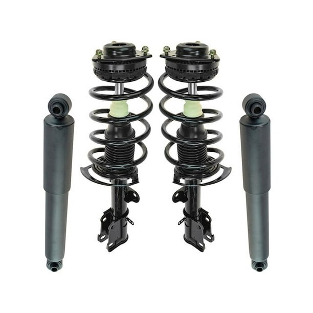 Front and Rear Shock Strut and Coil Spring 4 Piece Kit Compatible with 2008 2017 Dodge Grand