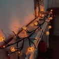 thumbnail image 1 of Halloween Decorations Clearance Sale  Halloween Light String Cross-border LED Terror Atmosphere Layout Web Light Room Halloween Remote Control Decorative Light, 1 of 3