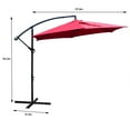 thumbnail image 5 of Abble 10ft Offset Hanging Outdoor Market Patio Umbrella, 5 of 5