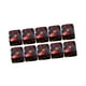 thumbnail image 2 of Paquete de 10 dados de seis caras, juguetes de barra opacos D6 de 16 mm para juegos de mesa de rol y matemáticas. Rojo, 2 of 6
