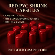 PVC Shrink Wraps - Red