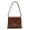 Dark Brown, variant on French Retro Women's Bag 2025 New Versatile High-Quality Texture Single Shoulder Crossbody Small Square Bag