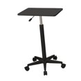 thumbnail image 2 of Luzkey Overbed Table, Movable Bedside Table Computer Desk Study Desk Standing Laptop Desk Adjustable Height for Kids Bedroom Nursery Black 85 to 107cm, 2 of 8