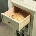 thumbnail image 3 of Furniture of America Jennifer I Wood 1-Drawer Side Table in Antique White, 3 of 5