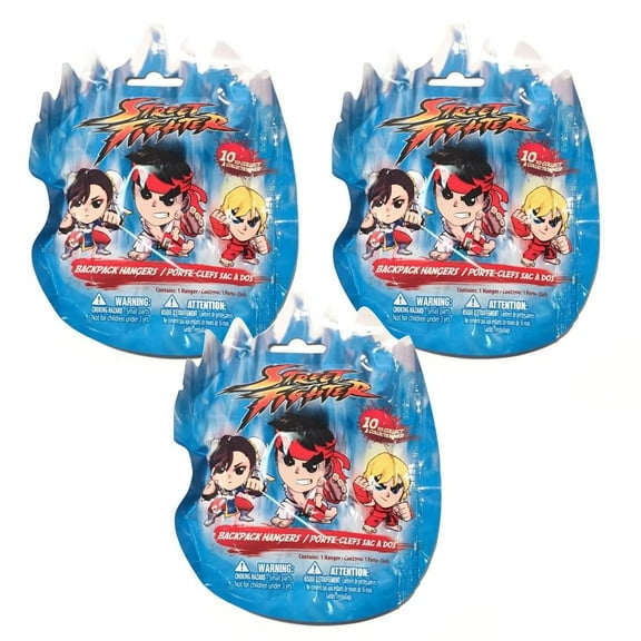 Street Fighter Blind Bagged 2-Inch Figure Hanger Lot of 3