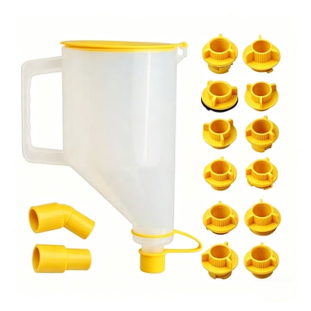 Misright Professional Oil Funnel Kit 15Pcs Includes 14 Adapters Completes for Secure