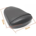 thumbnail image 3 of S SERENABLE Leather+Sponge Rear Passenger Pillion Pad Seat Fit for 1000 2007 2008 - Black, 3 of 6