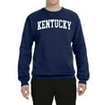 thumbnail image 2 of Wild Bobby State of Kentucky College Style Unisex Crewneck Sweatshirt, 2 of 6