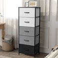 thumbnail image 4 of Pellebant 5-Drawer Dresser Indoor Household Kids Storage Chest Gray & Black, 4 of 9