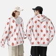 thumbnail image 5 of Picia Strawberry Women's Men's UPF 50+ Sun Protection Hoodie Shirt Long Sleeve SPF Fishing Outdoor UV Hiking Lightweight Shirts-XX-Large, 5 of 9