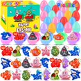 thumbnail image 1 of Huevos de Pascua precargados con forma de beso de mono con juguetes pop de animales marinos, 1 of 6