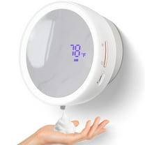 Sejoy Wall Mount Automatic Soap Dispenser with Electric Smart Amplify Mirror LED Light for Bathroom, Kitchen