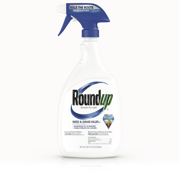 Roundup ReadyToUse Weed & Grass Killer III, 24 oz., Results in 3