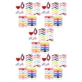 thumbnail image 1 of fastboy 24pieces Easy To Clean Glass Markers Bright Color Cup Labels For Easy Cup Identification Suitable 5Set, 1 of 6