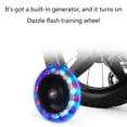 thumbnail image 4 of Outdoor LED Flashing Cycling Balance Training Wheel Bicycles Stabilisers 12-20" Bikes Side, 4 of 12