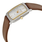 Skagen Steel Collection Womens Silver-Tone Dial Quartz Watch 691SSLG