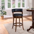 thumbnail image 2 of Boraam Balen Swivel Wood Bar Stool -Cappuccino Finish, 2 of 8