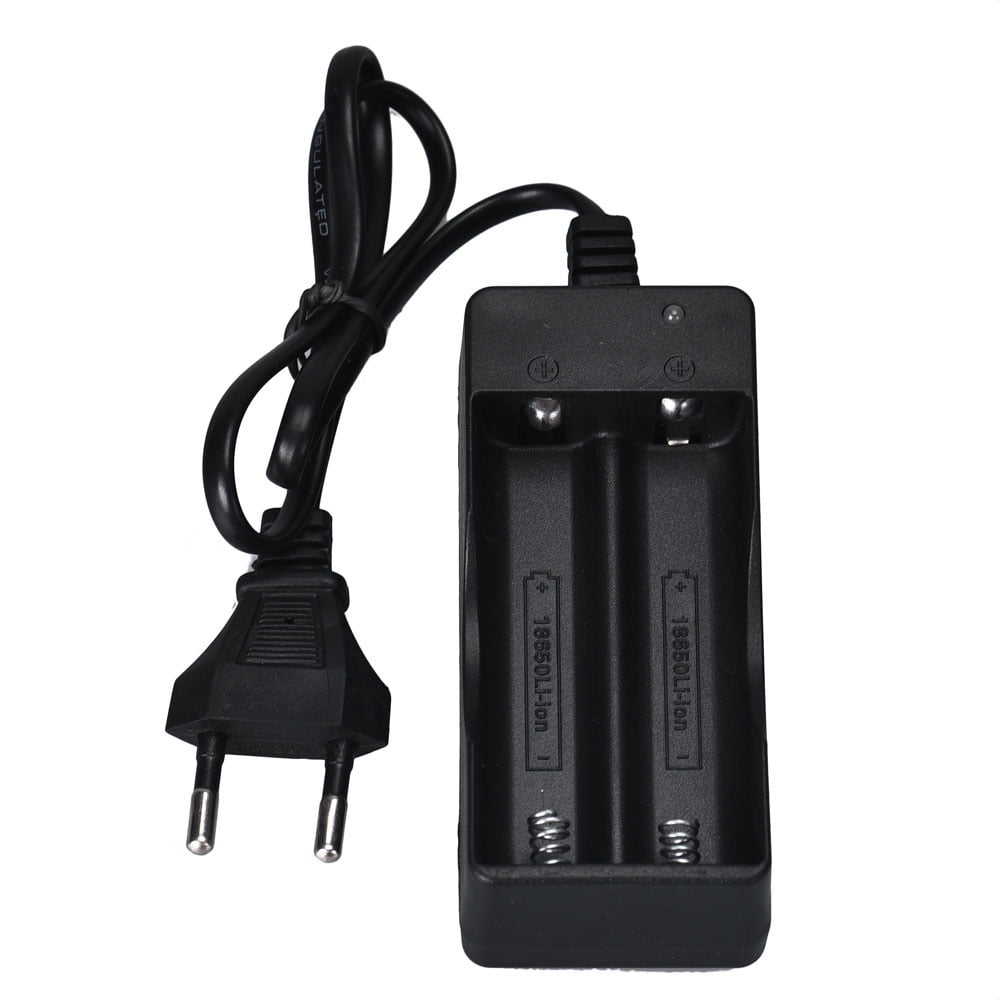 AC 100V 240V Dual Charger For 18650 3.7V Rechargeable Li-Ion Battery 