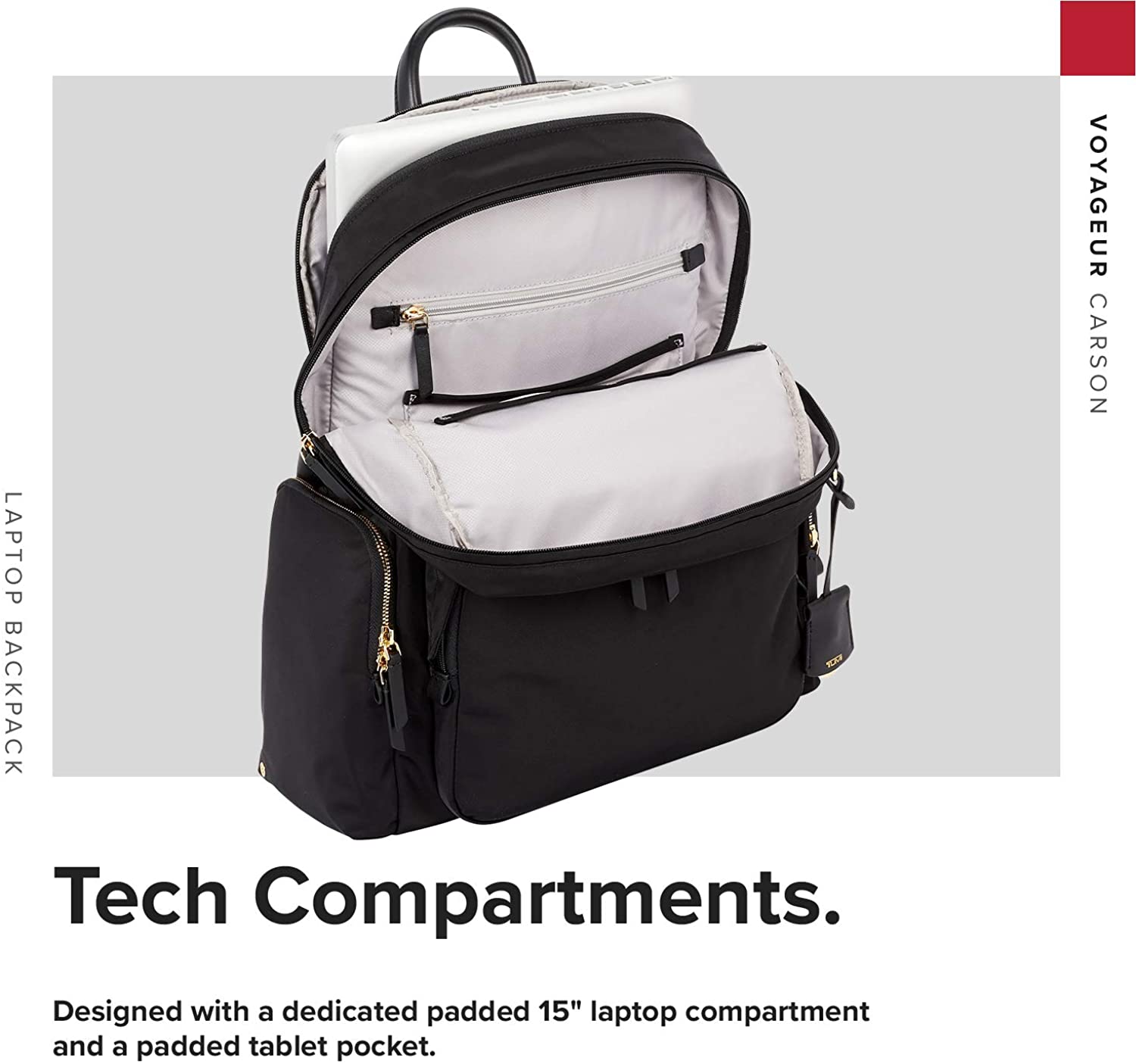 TUMI - Voyageur Carson Laptop Backpack - 15 Inch Computer Bag for Women - image 3 of 6