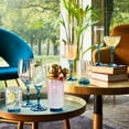 thumbnail image 6 of Bormioli Rocco Florian Set of 4 Double Old Fashioned Whisky Glasses, Lucent Blue Base, 6 of 9