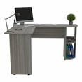 thumbnail image 4 of Pemberly Row Contemporary L-Shape Computer Desk in Gray Smoke Oak, 4 of 9