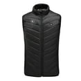 thumbnail image 2 of REORIAFEE Lightweight Heated Vest Unisex with 9 Heating Zones Electric Heated Coat without Power Bank USB Rechargeable Washable Thermal Hunting Winter Waistcoat Black L, 2 of 6