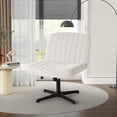 Furmax Stylish High Back Executive Office Chair, Adjustable Height, Padded, White - Walmart.com