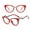 Red, variant on Women's Treny Fashion Style Computer Glasses
