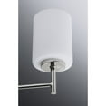 thumbnail image 2 of Progress Lighting, Replay Collection, 9-Light Chandelier, Brushed Nickel, White Glass Shades, 2 of 4
