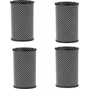 CFS  4 Pack Pleated Carbon Block Water Filters Cartridge Filtration Compatible with NCP-BB  Remove Bad Taste and Odor  Whole House Replacement Water Filter Cartridge - 9-3/4" x 4-1/2" Inch, Black