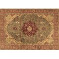 thumbnail image 1 of Ahgly Company Indoor Rectangle Medallion Brown Traditional Area Rugs, 7' x 9', 1 of 4