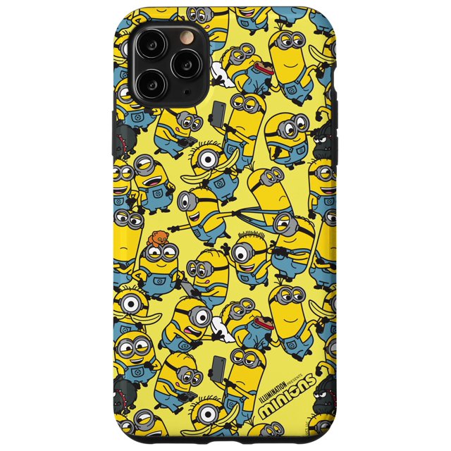 Funda para iPhone 11 Pro Max Minions con diseño completo