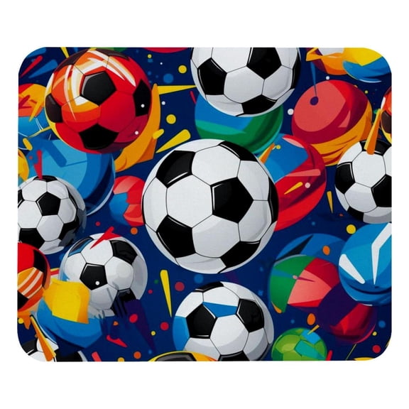 Football Soccer Mouse Pad for Wireless Mouse Home Office Desk Laptop with Rubber Base