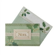 DaySpring Green Noel Christmas Card
