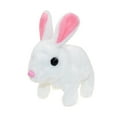 thumbnail image 3 of Hopping Rabbit Interactive Electronic Pet Plush Bunny Toy with Sounds and Movements Animated Walking Wiggle Ears Twitch Nose Gift for Toddlers Birthday, White, 7'', 3 of 3