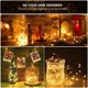 thumbnail image 4 of Inteprter 2 uds impermeables 100 luces LED luces de Navidad luces de cadena Led luces de decoración de Navidad al aire libre/interior Iluminación navideña Blanco cálido Inteprter HA027691-01, 4 of 6