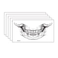 thumbnail image 1 of mtvxesu Mouth Teeth Sticker Sticker Dark Wind Funny Makeup Sticker Sale, 1 of 1