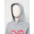 thumbnail image 6 of TiaoBug Kids Girls Hoodies Tracksuit Long Sleeve Sweatshirts with Jogger Sweatpants Set Grey-C 2-3, 6 of 7