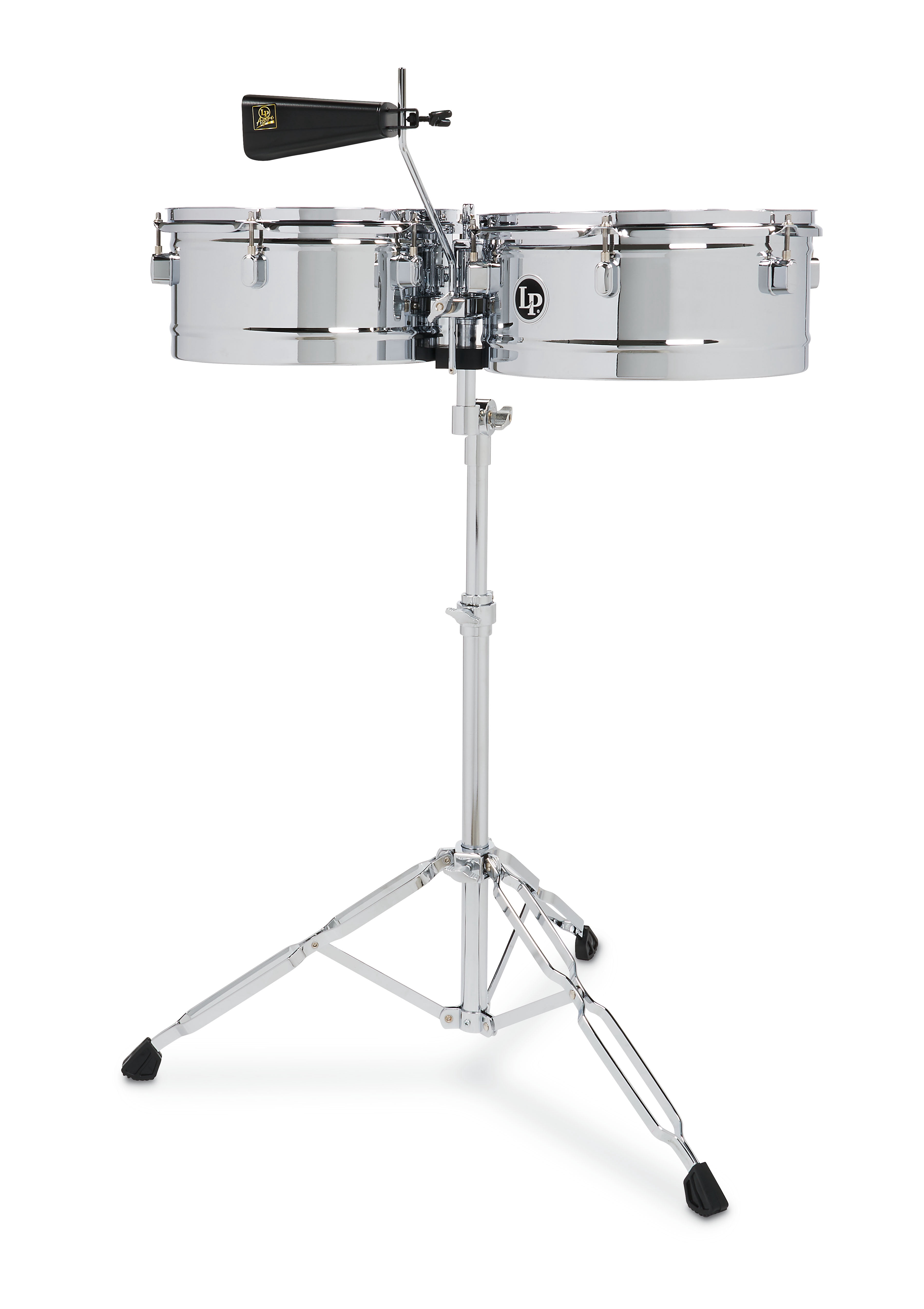 Latin Percussion, Timbale Set, 13 inch and 14 inch, Silver