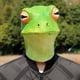 thumbnail image 3 of Divertido Disfraz De Cosplay, Tocado De Látex Para Halloween, Tocado De Rana Animal, Cubierta Facial Para Navidad, Pascua, Carnaval Noticed HA036833-00, 3 of 6