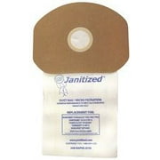 JANITIZED VACUUM BAG FOR TORNADO PAC-VAC PV6/TENNANT/POWR-FLITE/CLEANMAX: C352-2500, 9007784, CMBP-1