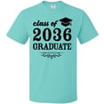 thumbnail image 3 of Inktastic Class of 2036 Graduate with Graduation Cap T-Shirt, 3 of 5