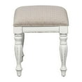 thumbnail image 5 of Magnolia Manor Accent Bench in White, 5 of 6