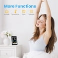 thumbnail image 4 of Newentor CO2 Monitor, Indoor Air Quality Meters, Real-Time Temperature & Humidity Monitor, Carbon Dioxide Detector with Alerts, Alarm Clock, for Home, Office, and Greenhouse Use, Black, 4 of 11